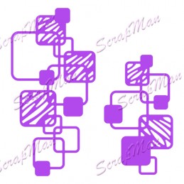 Набор ножей Set Squares (Набор квадраты) от ScrapMan